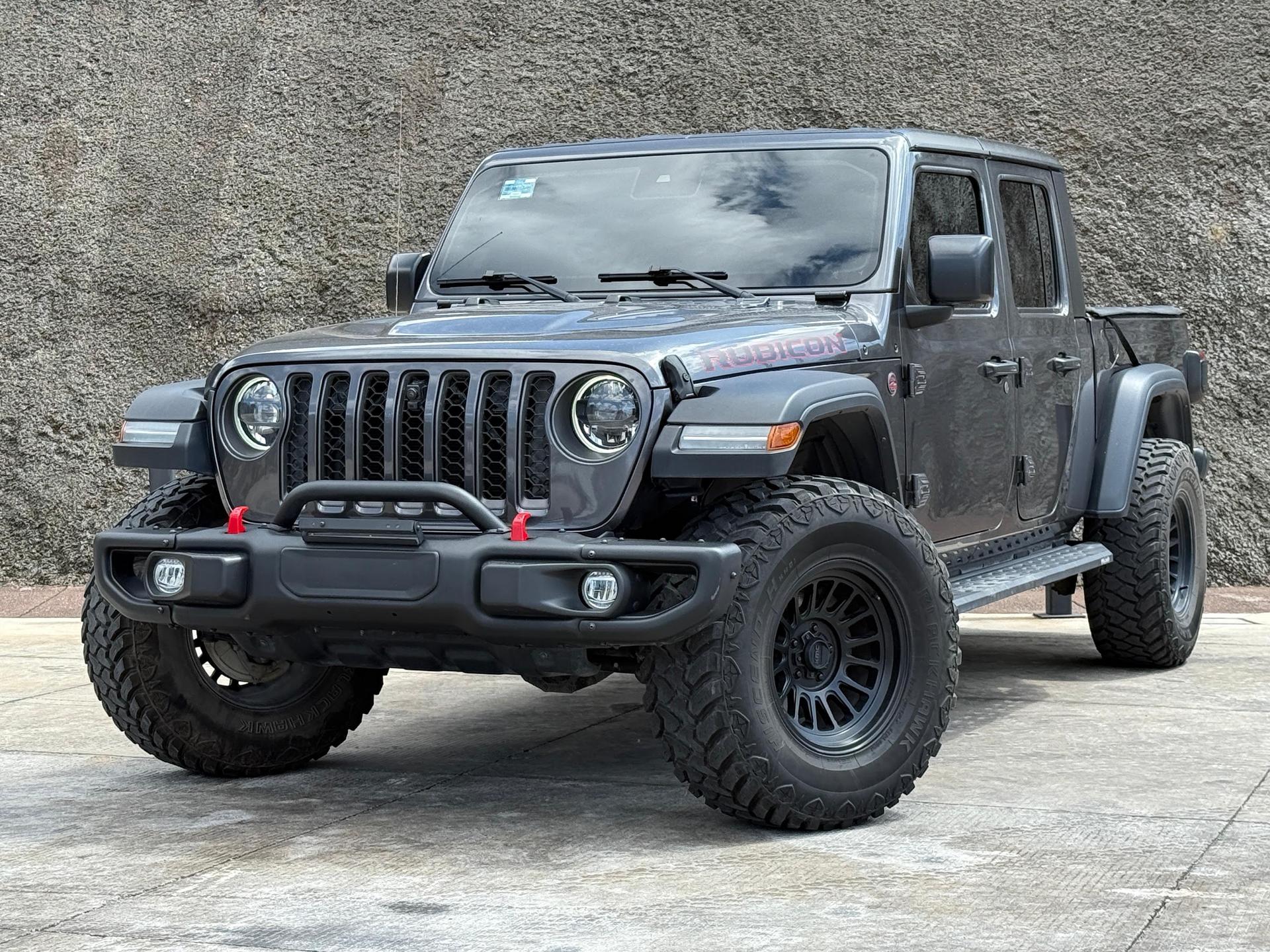 2023 JEEP JT RUBICON, DOBLE CABINA, V6, 3.6L, TA, A/AC., PIEL, F.LED, RA-17, 4X4 - FRONT_DRIVER_SIDE